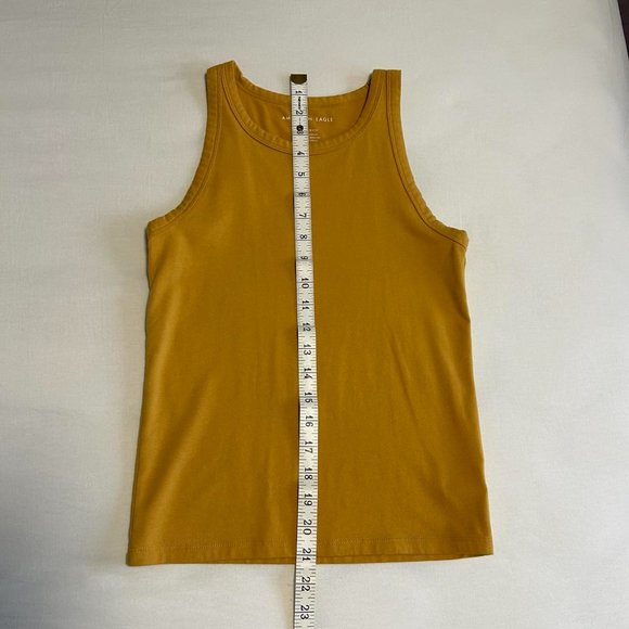 American Eagle Mustard Yellow Tank Top XS - Picture 3 of 5